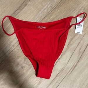 PacSun Bold Red Swim Bottom